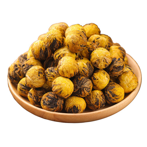Chrysanthemum Ball Tea Yunnan Dian Hong Chrysanthemum Ball Golden Silk Imperial Chrysanthemum Ball Chrysanthemum Tea Craft Dragon Pearl Tea Black Tea