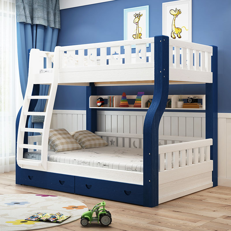 全实木上下床双层床多功能两层子母床男孩高低床上下铺木床儿童床