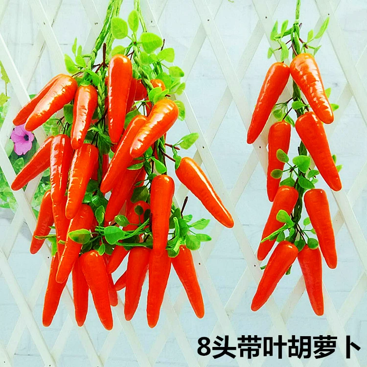 Vegetable model pendant fruit and vegetable window fake vegetable corn chili pepper, garlic decoration farmhouse fake fake
