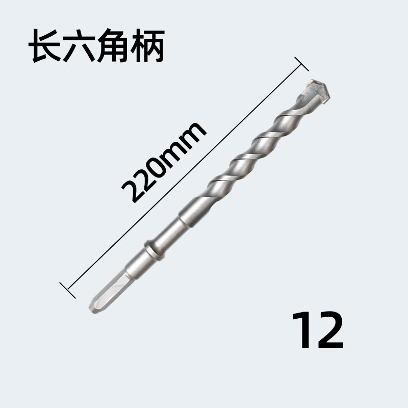 Factory Direct Long Hexagon Bit Alloy Hitachi 38E Impact Bit Cement Concrete Stone Hammer Bit