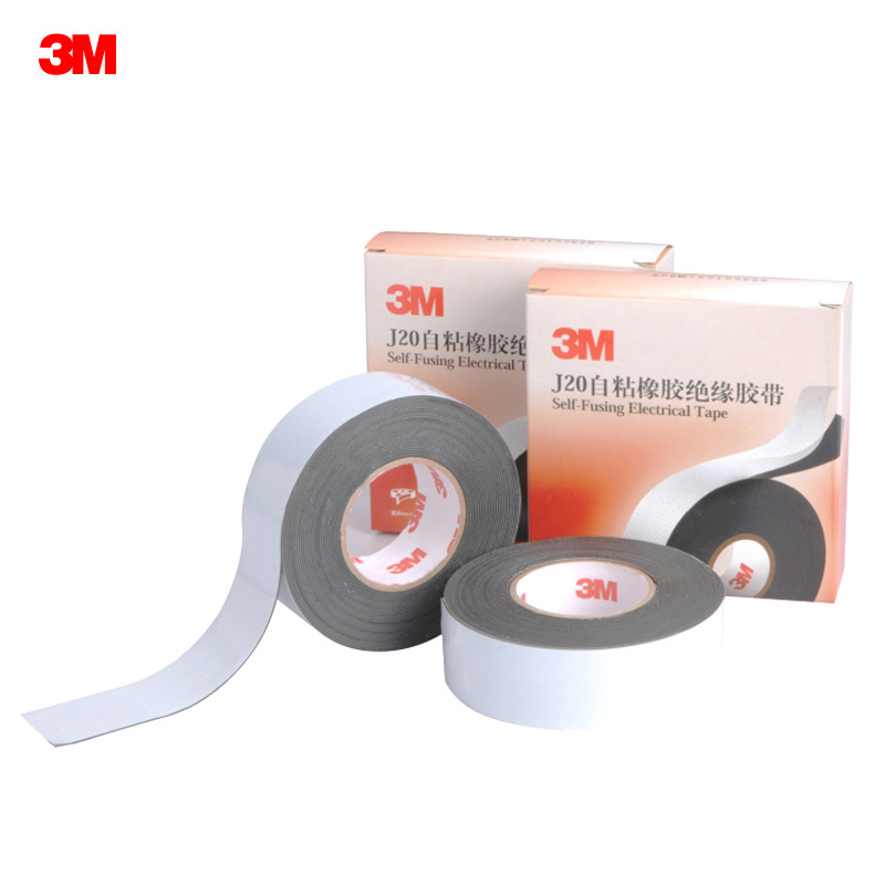 Cable de comunicación 3MJ20 autoadhesivo impermeable aislamiento cinta eléctrica protección de sellado de goma 10KV cinta eléctrica de alta tensión