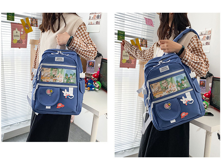 Cute Transparent Funny Soft Backpack display picture 22