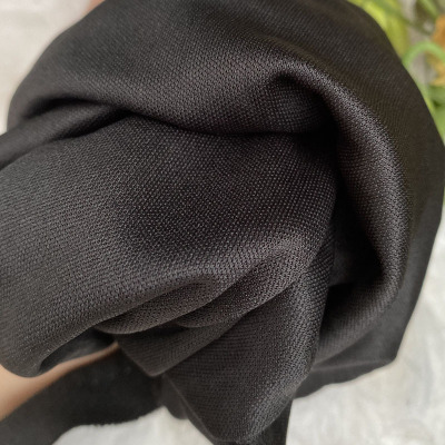 厂家直销75D105g黑色针织复合里布现货平板布佳积布白坯