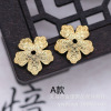 Brass Japanese hair accessory flower-shaped, Hanfu