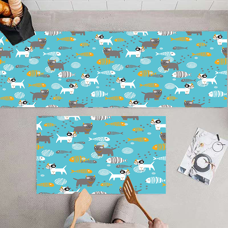 厨房垫地垫,厨房长条地垫,家用厨房地垫,浴室门口地垫