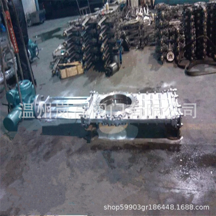 工业体专用 Z973H-10C 电动刀型闸阀 电动浆液阀 DN350