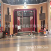 Customized Stage curtain Meeting Rostrum Background cloth School Hall gules Electric perform Curtain cloth