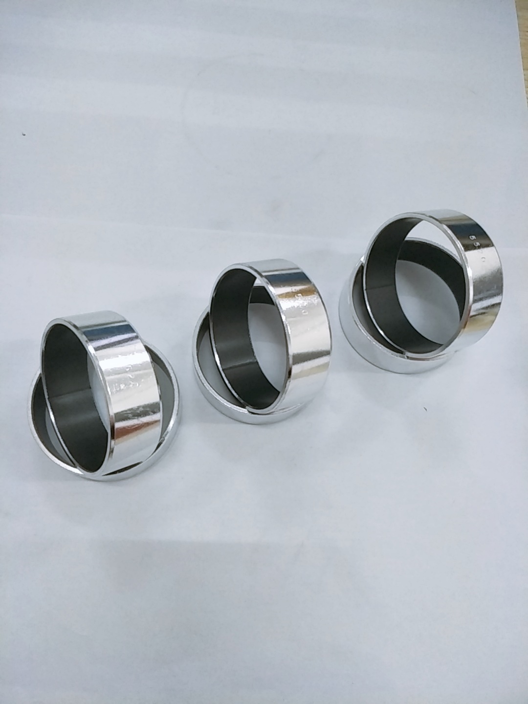 无油滑动轴承复合衬套SF-1锡直套自润滑套PTFE内径40/45/50/55mm