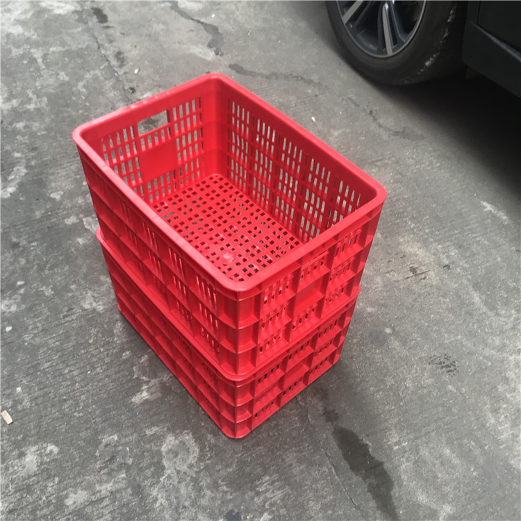 9号塑料周转箩筐608*423*250工业零配件物料塑料箩 水果箩筐 胶筐