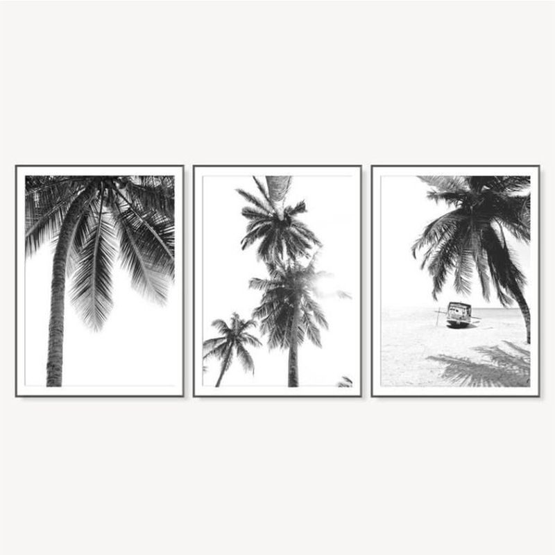 Light luxury canvas painting plant coconut car modern decorative painting living room dining room bedroom office photo frame painting core Light luxury canvas painting plant coconut car modern decorative painting living room dining room bedroom office photo frame painting core