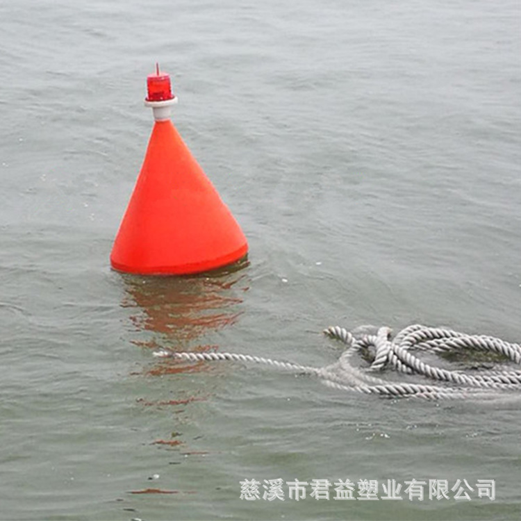 南京长江水面小型警示浮标 定位航道浮标 君益定制滚塑浮标