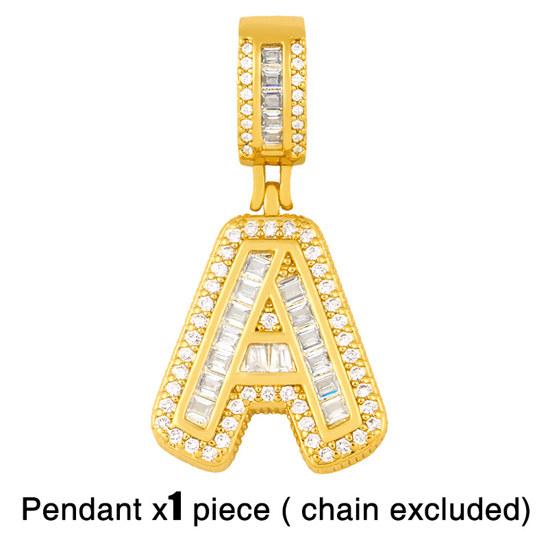 Hot Selling 26 English Letter Pendants Diy Necklace display picture 26