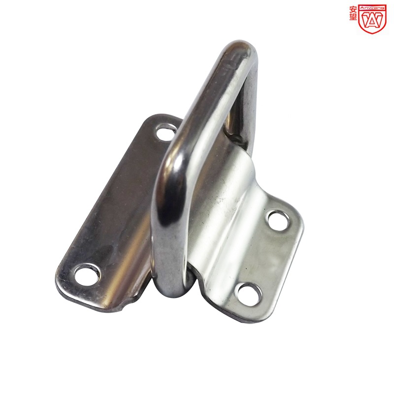 Pequeño mango de acero inoxidable 304 puerta de madera cajón caja de hierro mango de caja de herramientas anillo de caja mango plegable móvil