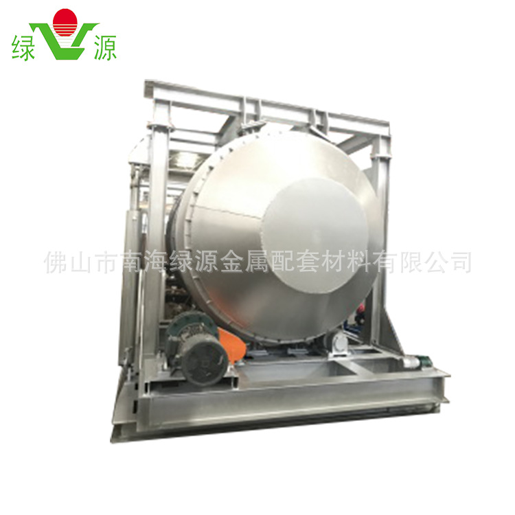 冶金回转窑生产线大型工业窑炉煅烧铝合金 2-8吨电热铝合金回转炉