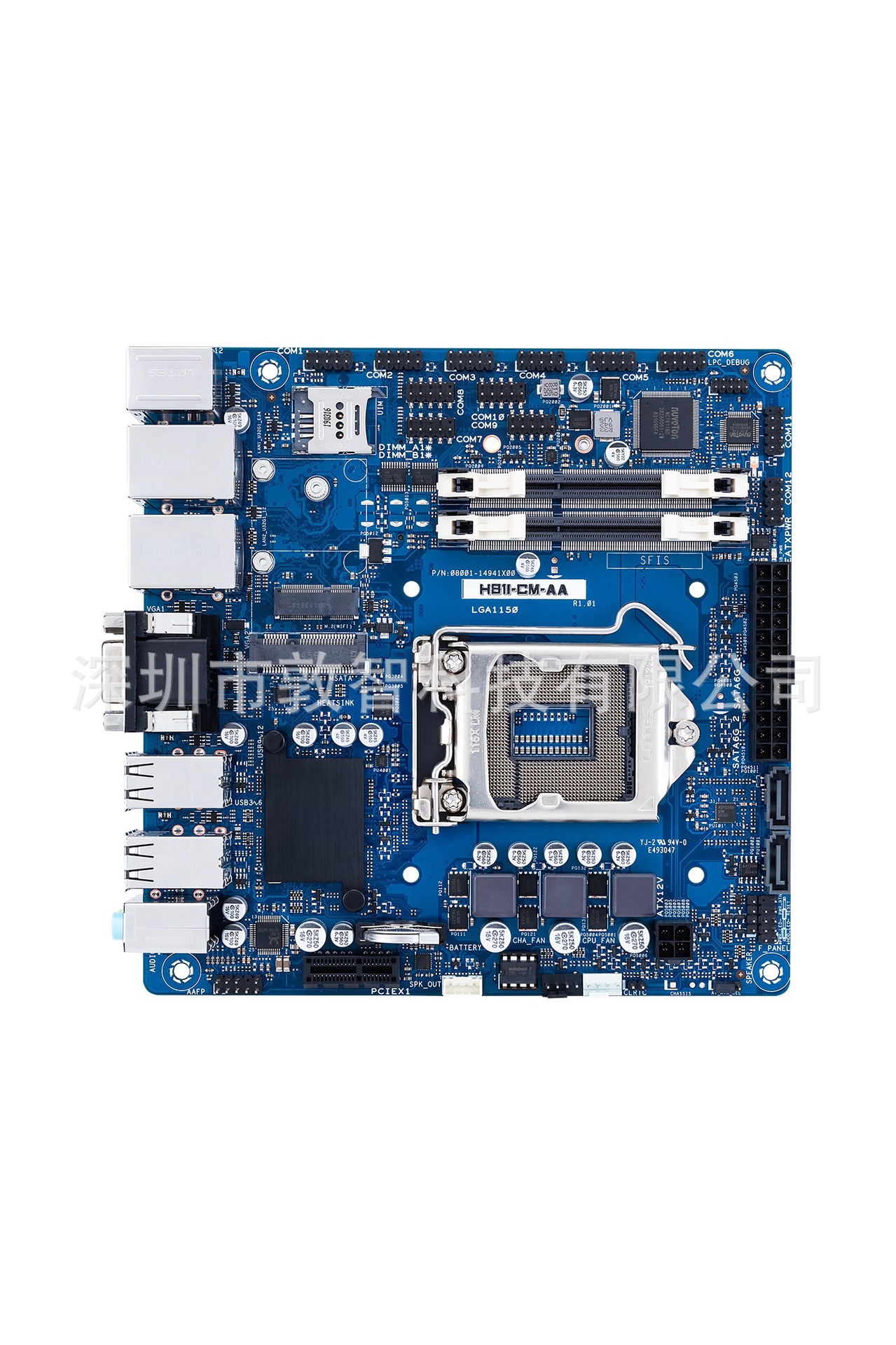 H81平台12串口14USB工业电脑主机板H81I-CM-AA
