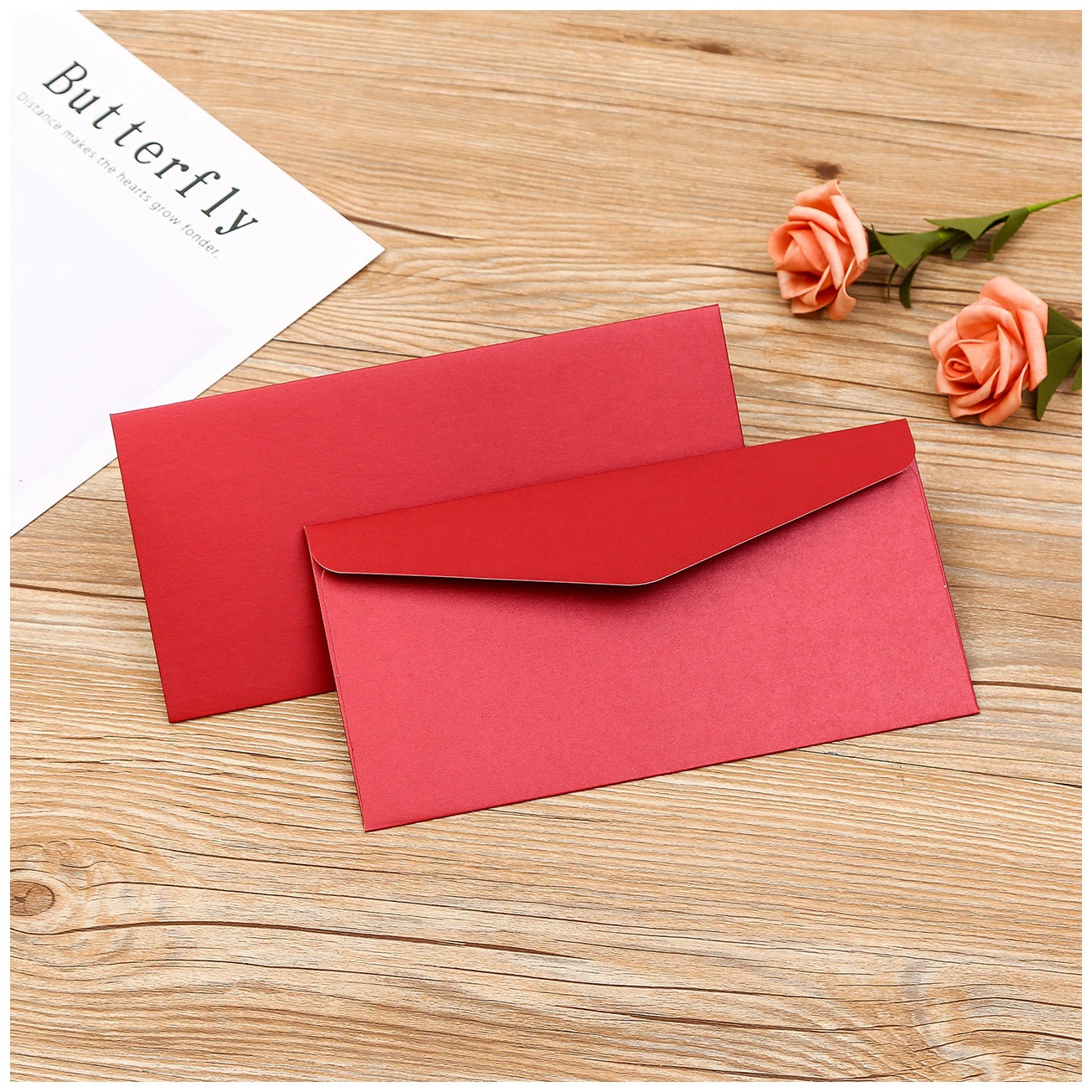 Factory wholesale high -end hot -sealing envelope invitation letter western -style envelope color pearl light printing envelope