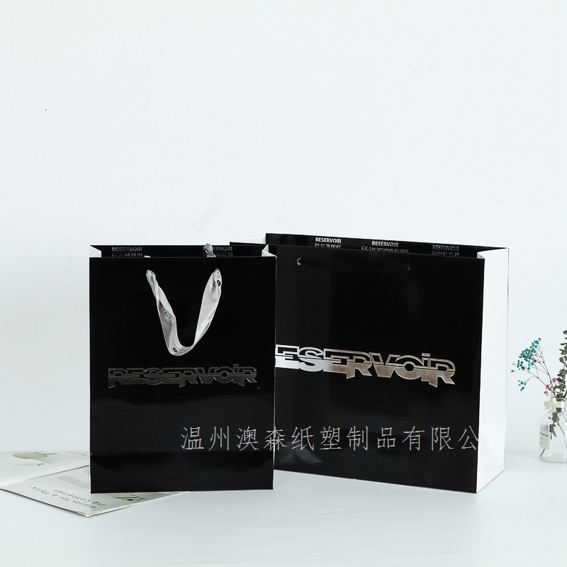 定制款手提袋纸袋定做特种纸服装购物袋印logo广告通用手拎礼品袋