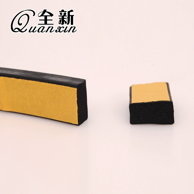 D-образная полукруглая клейкая самоклеящаяся лента для шкафа шасси Уплотнительная лента из пеноматериала EPDM Звукоизоляционная Резиновая полоса для предотвращения столкновений