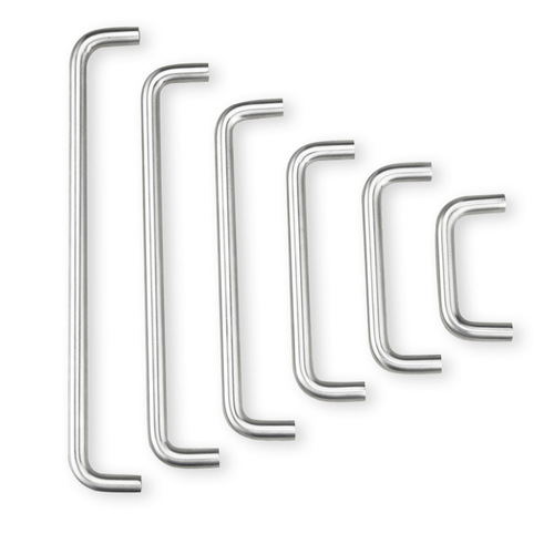 Jinli Hardware Handle – Simple Design, Solid Small Handles for Wardrobe Doors and Drawers, Custom-Made Industrial U-Shaped Handles