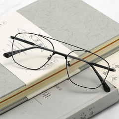 New 2021 Retro Eyeglass Frame for Women, Fashionable Bifocal Glasses with Double Bridge, Blue Light Blocking Prescription Eyeglasses