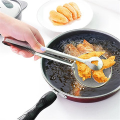 Multifunctional fried chicken legs and steak clips, high temperature resistant food stainless steel frying clips, filter clips, kitchen tools