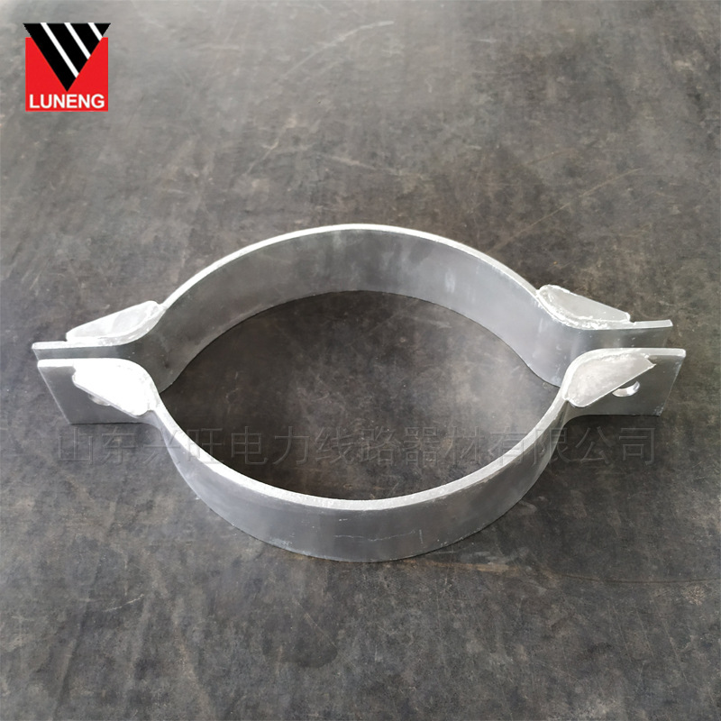 电力线路铁附件电缆抱箍电线杆抱箍拉线抱箍吊线抱箍加强型抱箍|ms