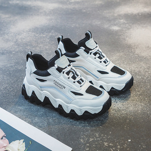 老爹鞋女2020秋季新款厚底透气内增高超火百搭休闲运动鞋女秋款