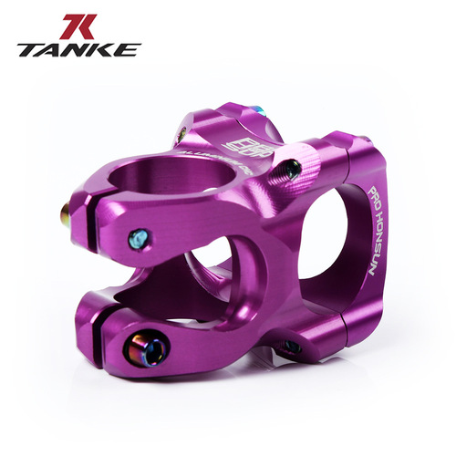 TANKE Carbon Mountain Bike Ultra-Light Short Handlebar Rise XC/Enduro Hollow Aluminum Handlebar Stem
