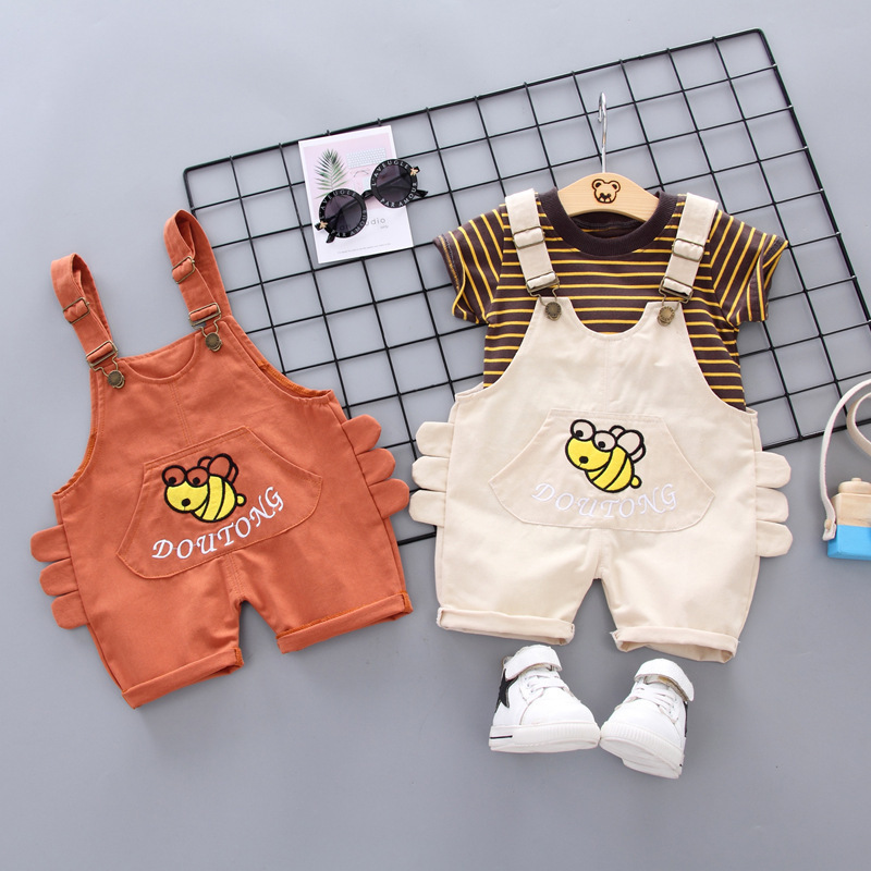 Summer children's clothing new bee overa...