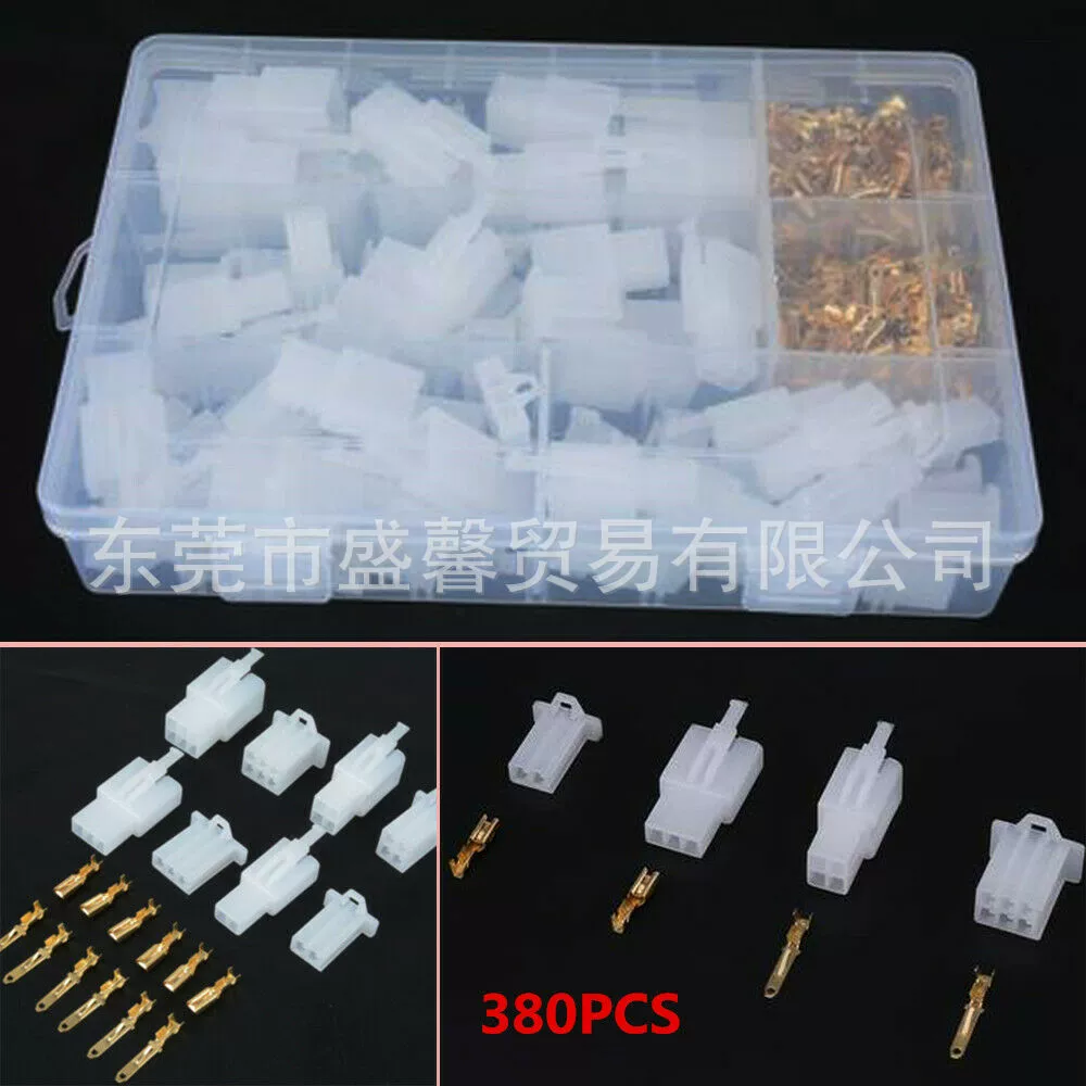 380 шт 40 комплектов автомобилей, автомобилей и мотоциклов 2,8 мм 2 3 4 6-контактный 380 клеммный разъем