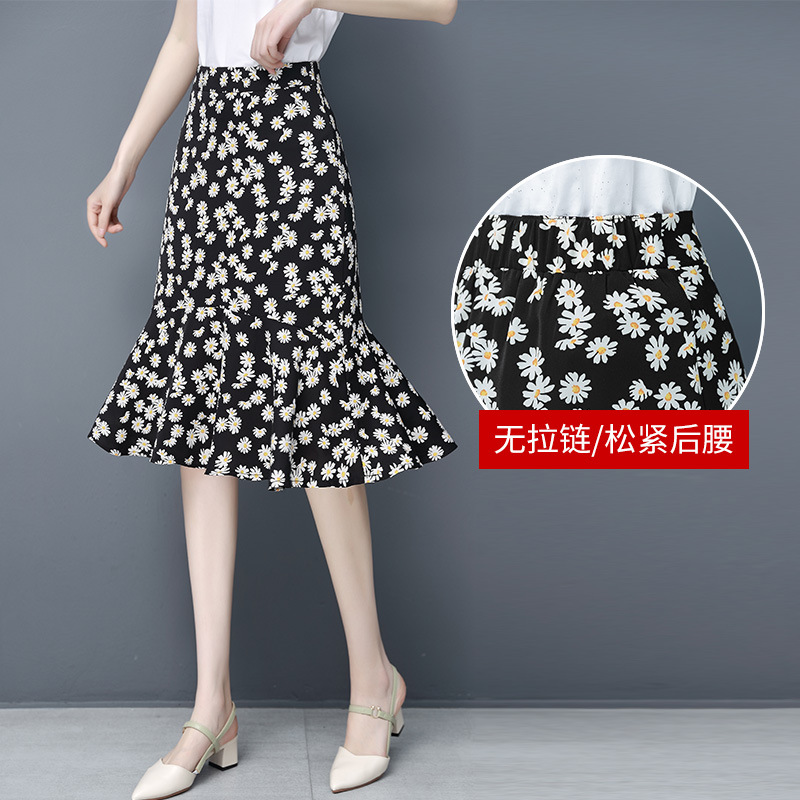 Jupe en Mousseline de soie - Ref 3441658 Image 8