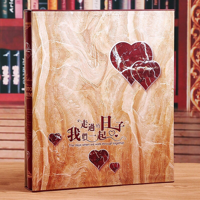 5/6/7/寸創意家庭相冊本影集相冊插頁式大容量盒裝寶寶紀念冊相簿