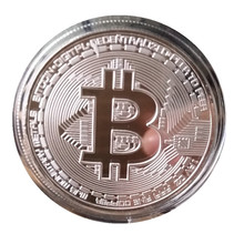 比特纪念币bitcoin镀金银纪念章外国虚拟数字币跨进礼品批发1-2元