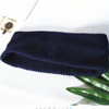 Knitted elastic headband for face washing, internet celebrity, with embroidery