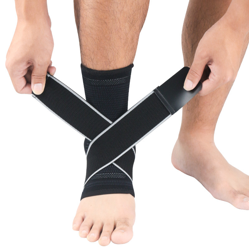 批发运动护踝套绷带加压硅胶支撑脚腕篮球足球登山健身防扭脚护具