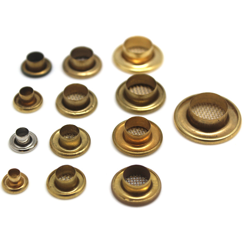 纯铜网状透气鸡眼  防锈金属圆形网状扣眼帐篷车布用气眼扣