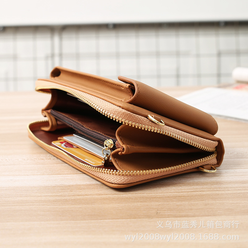 Korean Mobile Phone Bag Messenger Bag Pu Shoulder Bag Multi-purpose Coin Purse display picture 32