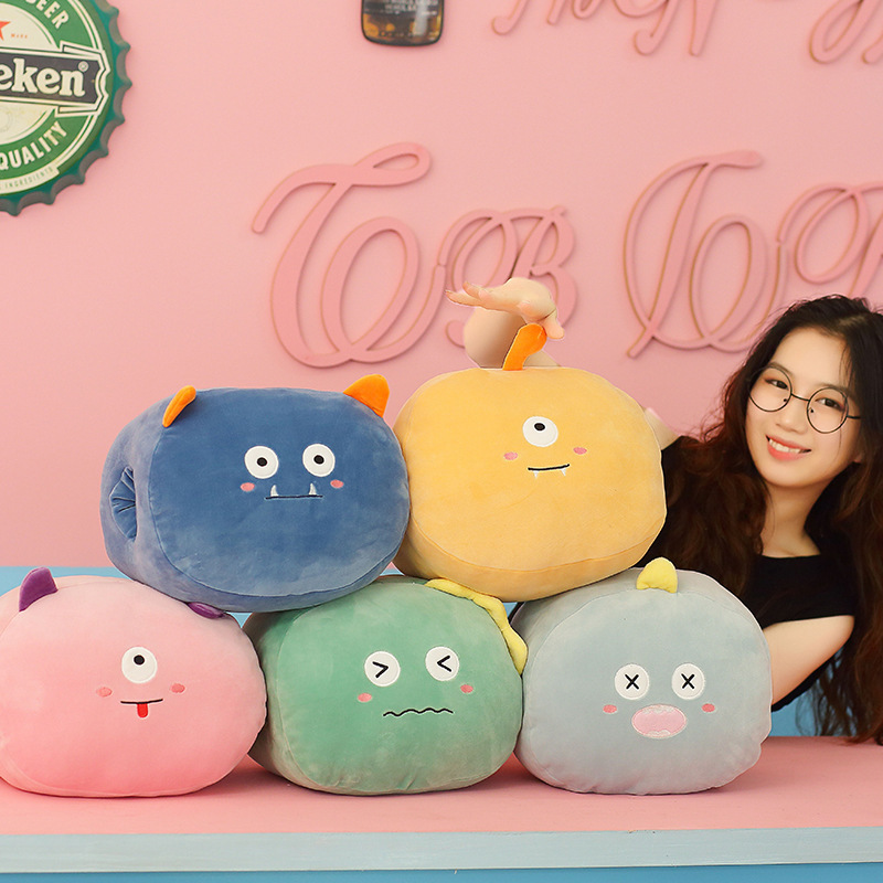 卡通玩偶可爱生日礼物毛绒玩具床上陪你睡觉暖手捂抱枕超软小公仔|ms