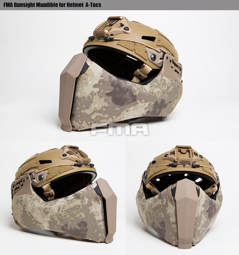 【New Arrival】FMA Helmet Specific Face Shield FAST Helmet Rail Specific Face Protection TB1304