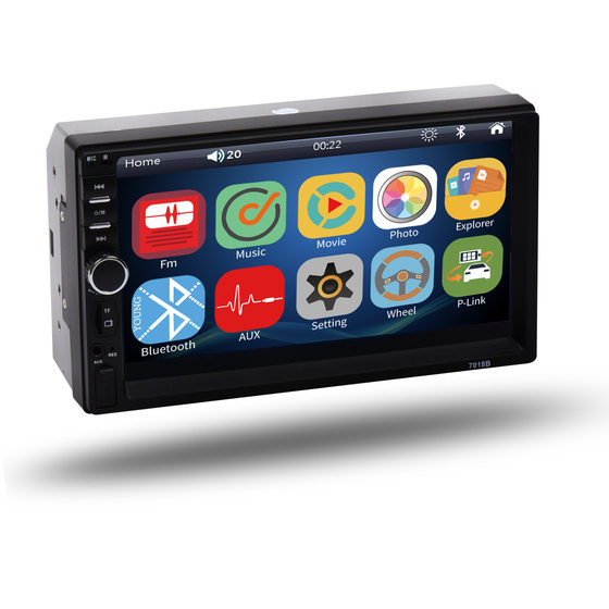 7 -inch high -definition touch screen mp4 card plug -in locomotive Bluetooth MP5 player Bluetooth free pouring car priority