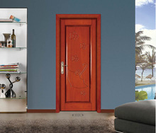 廠家現貨光滑室內門 極簡紅色多層木制門 實木大氣套裝隔音烤漆門