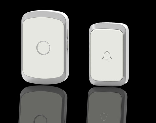 Remote Control Electronic Doorbell Wireless Home Doorbell One Tap One Call Receiver No Battery Waterproof