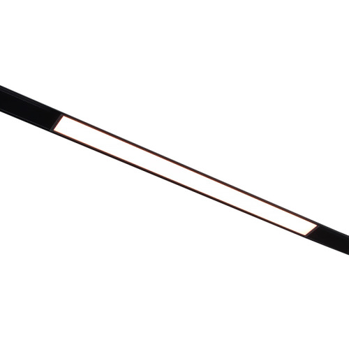 Smart magnetic track light with voice control dimming 220V embedded living room bedroom borderless LED linear light