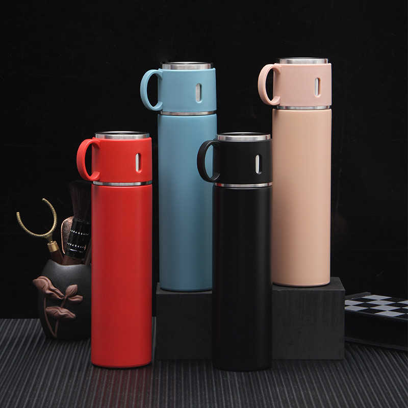 316不锈钢保温杯创意两用杯盖大容量便携水杯商务办公礼品杯定制|ms