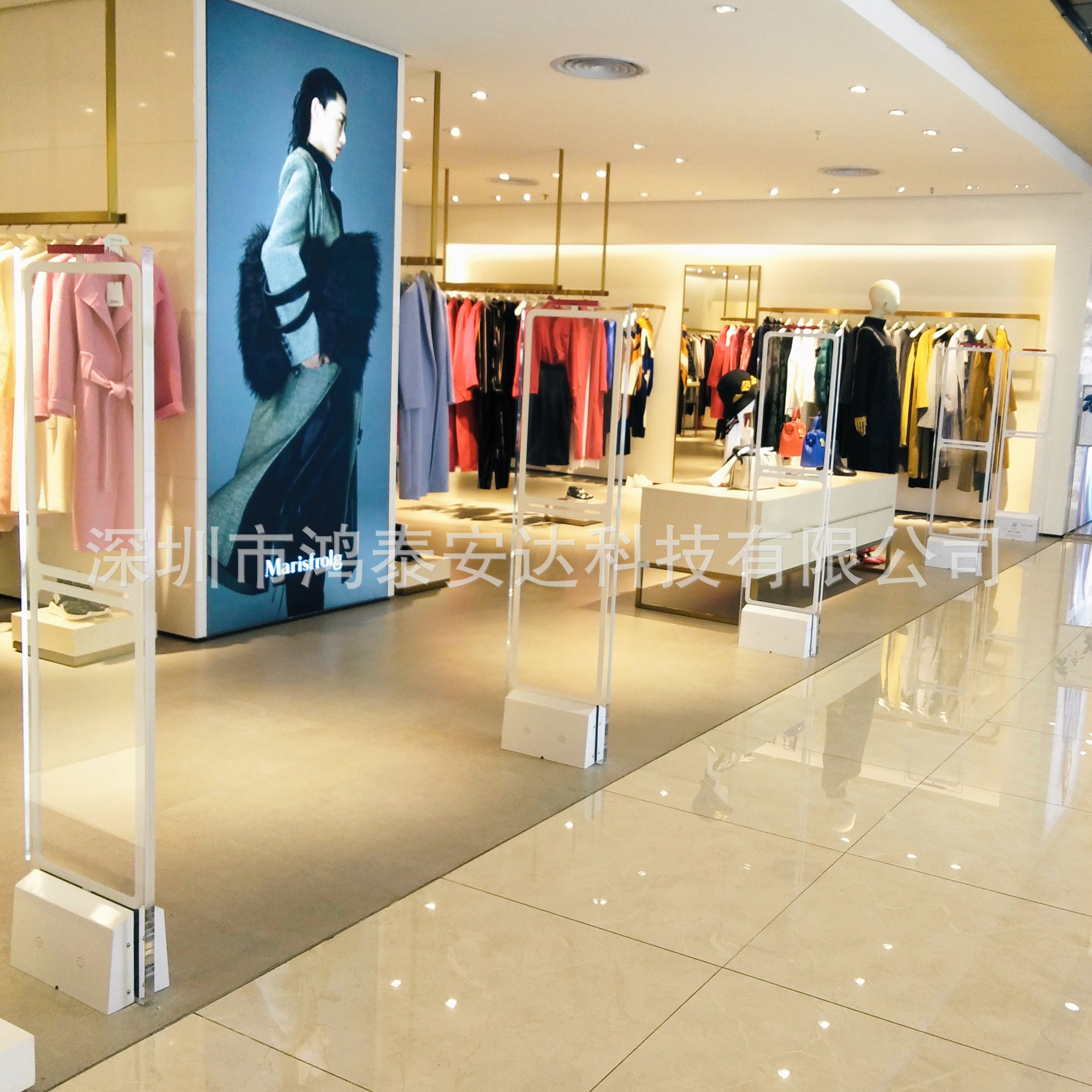 鸿泰安HTA-S07 化妆品母婴店卖场服装防盗门 超市声磁防盗门 厂家