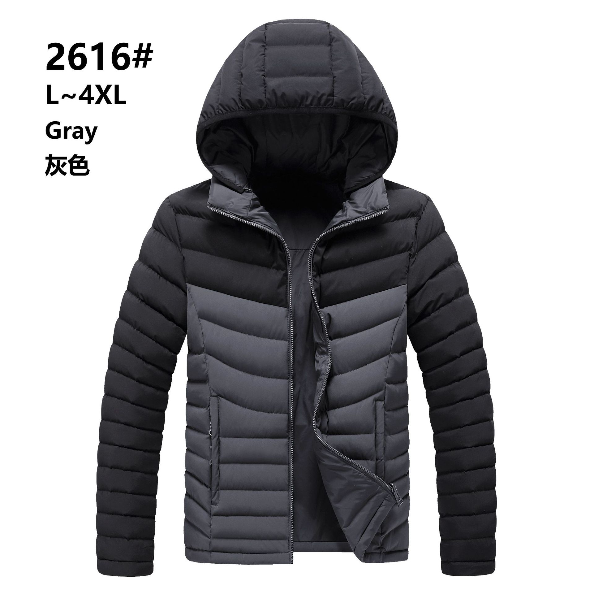 Cross-Border abrigo de doble cara abrigo de algodón acolchado de los hombres invierno casual engrosada caliente hombres costilla raqueta abrigo de algodón acolchado fábrica al por mayor