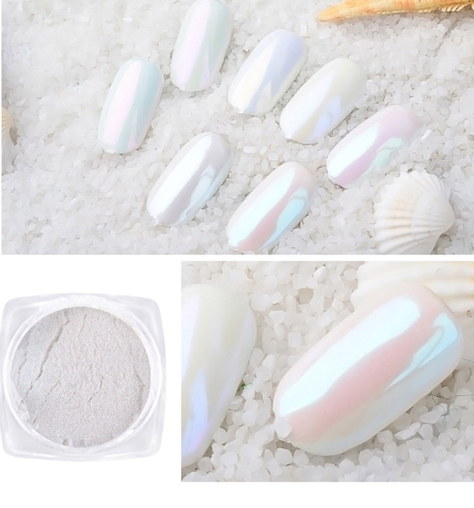 Nail Decoration Accessories Nail Supplies Fashion Solid Color Shell Powder Nail Decoration Accessories 1 Piece
