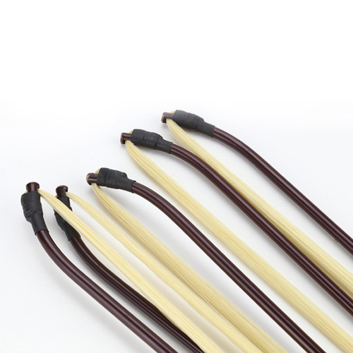 Professional Erhu Bow White Horsetail 84CM Erhu Bow Purple Bamboo Erhu Bow Accessories Playing Bow Factory Direct Sales
