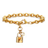 Fashionable bracelet for beloved, pendant stainless steel