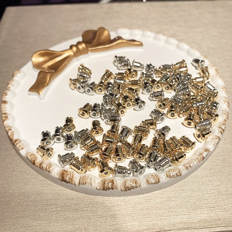 1g Weight Metal Material Plating Design Gold, Silver Color Metal 2